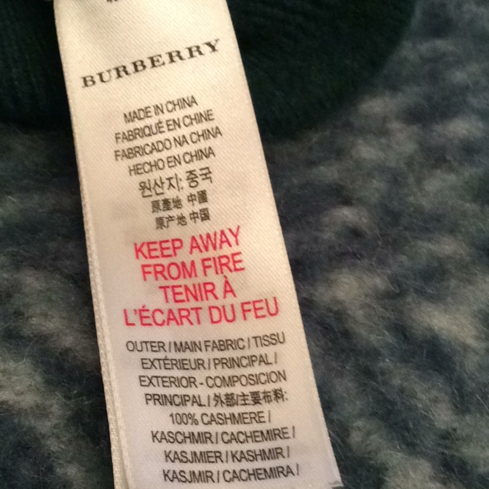 Burberry Cashmere Baby Boy Sweater - Picture 4 of 6